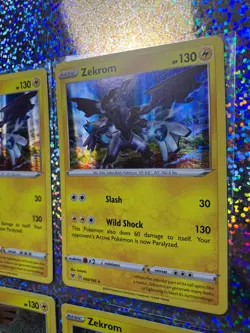 Pokemon TCG Rare Holo Zekrom: Celebrations 010/025; Vivid Voltage 060/185 - Image 3