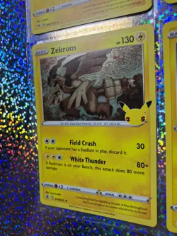 Pokemon TCG Rare Holo Zekrom: Celebrations 010/025; Vivid Voltage 060/185 - Image 5