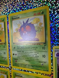 Pokemon TCG Regular Non-Holo: Base Set 2 97/130 Venonat; 002/195 Venomoth - Image 4