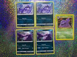 1999 Pokemon TCG Unlimited Fossil Rare Regular 28/62 Muk - Image 1