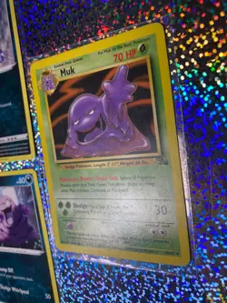 1999 Pokemon TCG Unlimited Fossil Rare Regular 28/62 Muk - Image 5