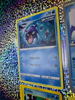 Pokemon Regular Shellder: Expedition Base Set 129/165; Sword & Shield 040/202 - Image 4