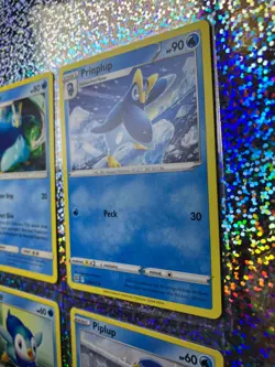 Pokemon TCG Cosmic Eclipse Regular: 55/236 Prinplup; 54/236 Piplup - Image 3