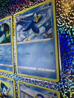 Pokemon TCG Cosmic Eclipse Regular: 55/236 Prinplup; 54/236 Piplup - Image 4