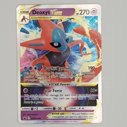 Pokemon TCG Deoxys VSTAR SWSH268 Black Star Promo Holo Ultra Rare LP - Image 1
