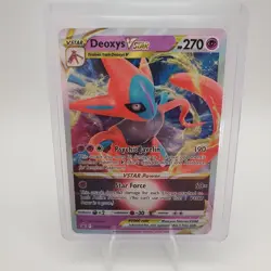 Pokemon TCG Deoxys VSTAR SWSH268 Black Star Promo Holo Ultra Rare LP - Image 3
