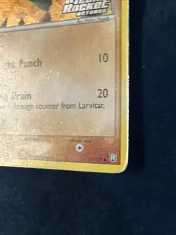 2004 Larvitar 🌀 63/109 Team Rocket Returns STAMPED Reverse Holo Pokemon TCG - Image 5