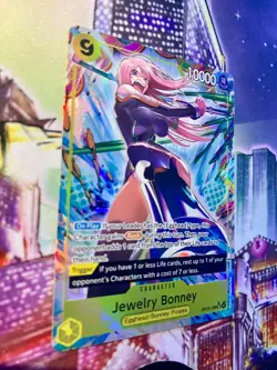 Jewelry Bonney Alternate Art OP13-108 Carrying On His Will One Piece TCG - Image 3