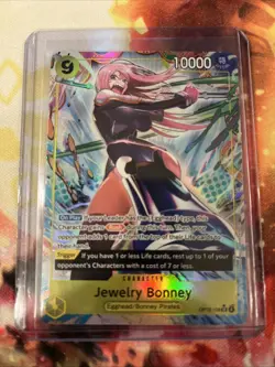 One Piece TCG Jewelry Bonney Alternate Art Carrying On His Will OP13-108 SR - Image 1
