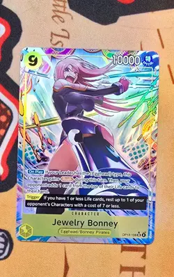 ONE PIECE TCG Jewelry Bonney OP13-108 SR (Alternate Art) - Carrying On His Will - Image 1