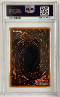 PSA 8 YuGiOh Gaia the Dragon Champion LOB-125 Ultra Rare Name Error - Image 2