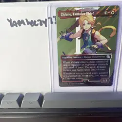 Zidane, Tantalus Thief (Borderless) (Surge Foil) #550 NM Final Fantasy Magic MTG - Image 1