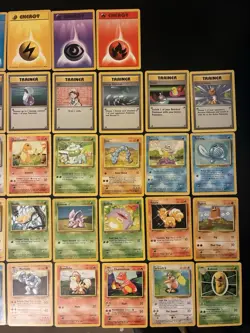 Base Set Pokemon Cards Bundle x 46 Good Condition 1999 WOTC - Image 4