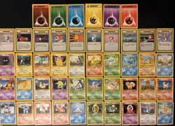 Base Set Pokemon Cards Bundle x 46 Good Condition 1999 WOTC - Image 2