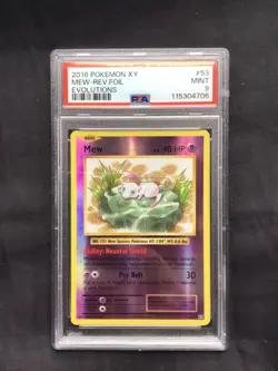 Pokemon Cards: Evolutions Reverse Holo: Mew 53/108 - Image 1
