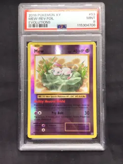 Pokemon Cards: Evolutions Reverse Holo: Mew 53/108 - Image 2
