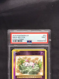 Pokemon Cards: Evolutions Reverse Holo: Mew 53/108 - Image 3