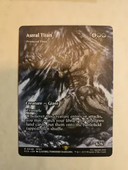 Mtg Astral Titan Primeval Full Art Nm FCA - Image 1