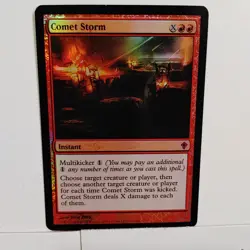 COMET STORM -- (FOIL) --- MTG -- WORLDWAKE --- NM - Image 1