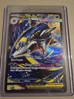 Pokemon Mega Sharpedo ex 127/094 Me02: Phantasmal Flames Holo - Image 1