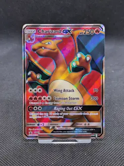 Charizard GX SM60 Sun Moon Full Art Ultra Rare Promo Standard Size Pokemon EX/NM - Image 1