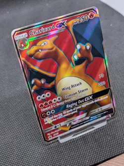 Charizard GX SM60 Sun Moon Full Art Ultra Rare Promo Standard Size Pokemon EX/NM - Image 2