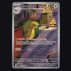 Gumshoos 153/132 Illustration Rare Mega Evolutions Pokemon TCG NM+ - Image 1