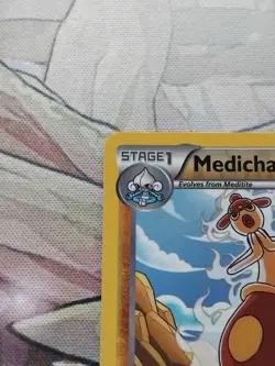 Medicham 80/160 Reverse Holo Rare Pokemon English XY Primal Clash Played - Image 2