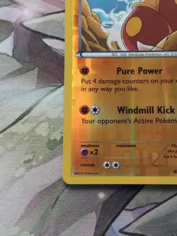 Medicham 80/160 Reverse Holo Rare Pokemon English XY Primal Clash Played - Image 4