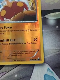 Medicham 80/160 Reverse Holo Rare Pokemon English XY Primal Clash Played - Image 5