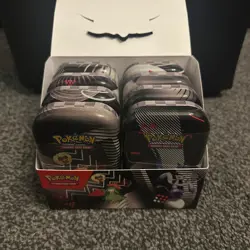 Pokemon TCG Black Bolt And White Flare Unova Mini Tin Set of 8 with DISPLAY BOX - Image 4