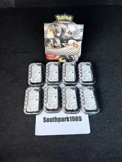 Pokemon TCG Black Bolt And White Flare Unova Mini Tin Set of 8 with Display Box! - Image 3