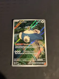 Pokemon TCG Snorlax #51 Scarlet & Violet 151 Promo Card Near Mint Condition - Image 2