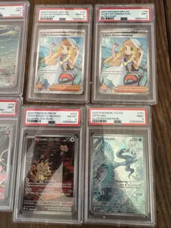 Pokemon TCG PSA Graded Cards Set of 7 (All 9s an 8 and 1 PSA 10) - Image 2