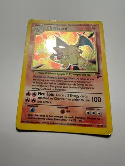 Pokemon Card | Charizard Holo 4/130 Base Set 2 | Vintage WOTC Rare 90s TCG Shiny - Image 5