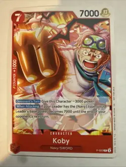 Koby (OP12 Release Event) P-092 One Piece Promotion Cards Regular - Image 1