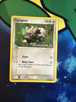 Zigzagoon 74/106 Emerald Holo Pokemon 2005 NM!!! - Image 3