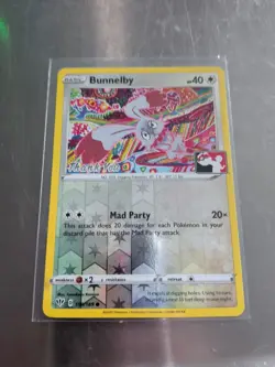 Pokemon Card Bunnelby 150/189 Thank You Promo Reverse Holo Komiya Near Mint - Image 1