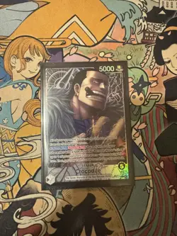 Crocodile OP14-079 L Leader Alt Art The Azure Sea's Seven TCG English - Image 1