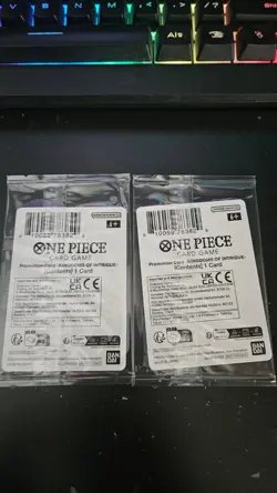 One Piece TCG Monkey.D.Luffy P-006 Retail Promo Cards SEALED - Image 2