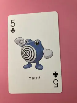 Poliwhirl pokemon Playing Poker Card Fire Red Charizard Nintendo Japanese - Image 3