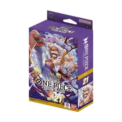 One Piece Card Game Gear 5 ST-21 Starter Deck + Sleeves & Bonus Pack - Image 1