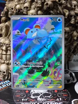 ☠☠ Pokemon Marill 204/193 Sv02: Paldea Evolved Holo - Image 1