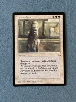 Dust to Dust, The Dark, Magic the Gathering MTG - Image 1
