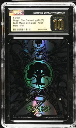 FOREST Secret Lair Raised Foil Symbiote CGC Pristine 10 MTG [Nostalgium] - Image 1