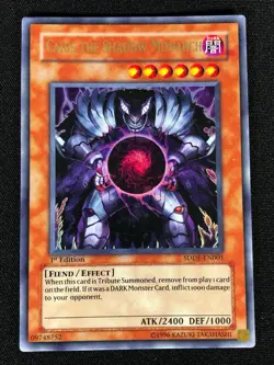 Yugioh Caius the Shadow Monarch SDDE-EN001 1st Ultra (NM) - Image 1