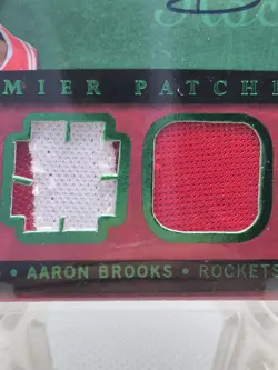 2007-08 Upper Deck Premier Patches Aaron Brooks Rc Patch On-Card Auto SSP /10 🔥 - Image 3