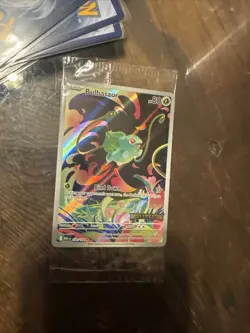 IN HAND - Pokemon Bulbasaur Mega Evolution 133/132 English BOX TOPPER SEALED DR2 - Image 1