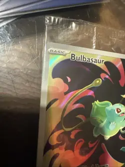 IN HAND - Pokemon Bulbasaur Mega Evolution 133/132 English BOX TOPPER SEALED DR2 - Image 5