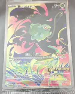 Pokemon Bulbasaur 133/132 English Mega Evolution Promo SEALED - Image 1